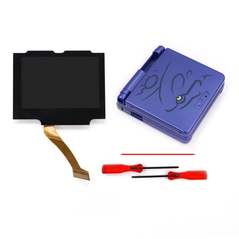 V5 IPS GBA SP taustvalgustusega taustvalgustusega LCD asendusmodikomplektid Game Boy Advance SP jaoks NO NEED CUT Shell Case цена и информация | Mängukonsoolide lisatarvikud | kaup24.ee