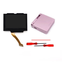 V5 IPS GBA SP taustvalgustusega taustvalgustusega LCD asendusmodikomplektid Game Boy Advance SP jaoks NO NEED CUT Shell Case цена и информация | Аксессуары для компьютерных игр | kaup24.ee