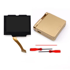 V5 IPS GBA SP taustvalgustusega taustvalgustusega LCD asendusmodikomplektid Game Boy Advance SP jaoks NO NEED CUT Shell Case цена и информация | Аксессуары для компьютерных игр | kaup24.ee