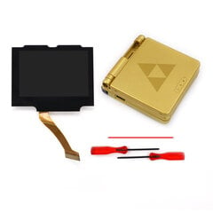 V5 IPS GBA SP taustvalgustusega taustvalgustusega LCD asendusmodikomplektid Game Boy Advance SP jaoks NO NEED CUT Shell Case цена и информация | Аксессуары для компьютерных игр | kaup24.ee