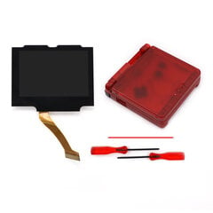 V5 IPS GBA SP taustvalgustusega taustvalgustusega LCD asendusmodikomplektid Game Boy Advance SP jaoks NO NEED CUT Shell Case цена и информация | Аксессуары для компьютерных игр | kaup24.ee