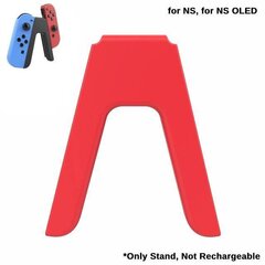 Mängukontrolleri vasak ja parem laadimisdoki käepide Nintendo lüliti/lüliti jaoks OLED Joy-con käepide V-kujuline mängupuldi laadija alus hind ja info | Mängukonsoolide lisatarvikud | kaup24.ee