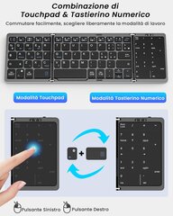 Складная Bluetooth-клавиатура MoKo, итальянская цена и информация | Клавиатуры | kaup24.ee