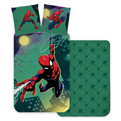 Laste voodipesukomplekt Spiderman Emerald 140×200cm, 2-osaline hind ja info | Beebide ja laste voodipesu | kaup24.ee