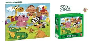 Jumbo Floor Puzzle Zoo Animal, 35 дет. цена и информация | Пазлы | kaup24.ee