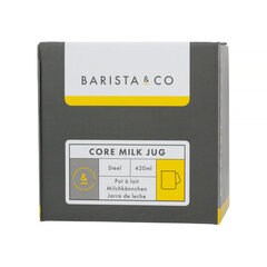 Barista & Co Core Milk Jug Steel 420ml hind ja info | Kohvimasinate lisatarvikud | kaup24.ee