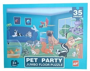 Пазл Jumbo Floor Puzzle Pet Party, 35 деталей цена и информация | Пазлы | kaup24.ee