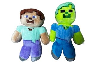 Minecraft Steve Zombie plüüsist mänguasi, 21 cm hind ja info | Pehmed mänguasjad | kaup24.ee