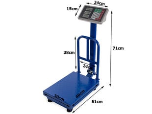 Elektroonilised kaalud Perfee, 100kg LCD hind ja info | Kaalud | kaup24.ee