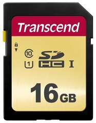Transcend SDC500S, 16GB hind ja info | Mobiiltelefonide mälukaardid | kaup24.ee