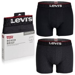 Bokserid Meestele LEVI'S 1013, Puuvillased, Aluspesu, 2 tk цена и информация | Мужские трусы | kaup24.ee