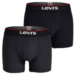 Bokserid Meestele LEVI'S 1013, Puuvillased, Aluspesu, 2 tk цена и информация | Мужские трусы | kaup24.ee