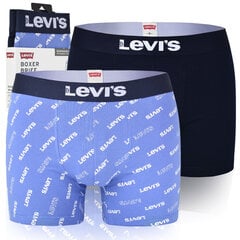 Мужские хлопковые шорты-боксеры Levi's многоцветные 0974 2 шт. цена и информация | Мужские трусы | kaup24.ee