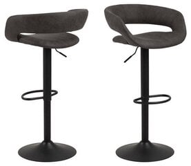 Комплект из 2-х барных стульев Grace, серый гобелен цена и информация | Стулья для кухни и столовой | kaup24.ee
