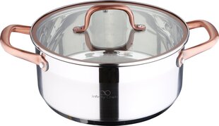 Bergner сотейник с крышкой Infinity Chefs, 20 см, 2,3 л цена и информация | Кастрюли, скороварки | kaup24.ee