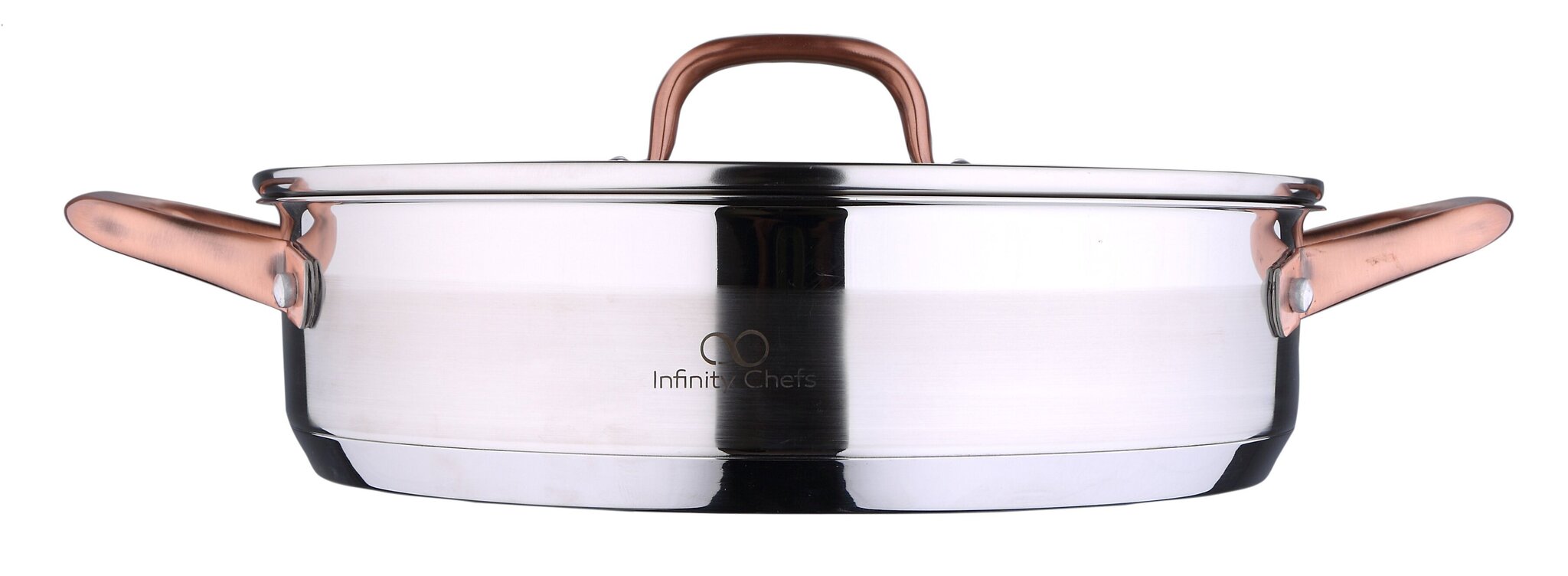 Kaanega haudepann Bergner Infinity Chefs, 28 cm, 3,8 l hind ja info | Potid ja kiirkeedupotid | kaup24.ee