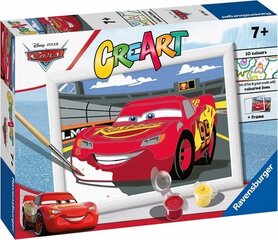 CreArt maalikomplekt - Disney Cars Lightning Mcqueen hind ja info | Kunstitarbed, voolimise tarvikud | kaup24.ee