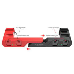 4-ühes laadimisbaasjaam Kaasaskantav mini-USB-jaotur juhtmevaba laadija hoidja Joycon NS kontroller Nintendo Switchi tarvikute jaoks hind ja info | Mängukonsoolide lisatarvikud | kaup24.ee