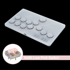 Flatbox Arcade Fight Stick Mini Hitbox nuppude stiil SWAP Kailh Switch Arcade Stick kontroller Pico GP2040-CE PC/PS3/PS4 jaoks цена и информация | Аксессуары для компьютерных игр | kaup24.ee