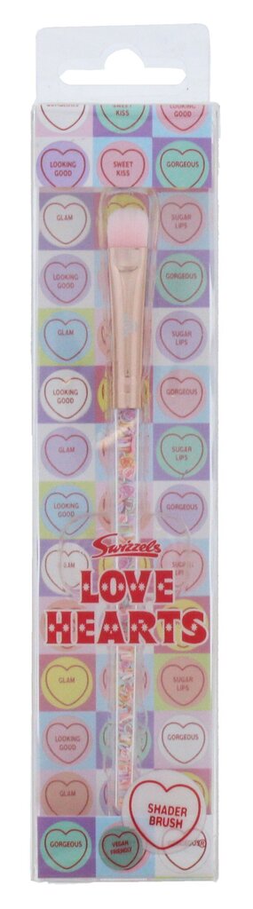 Lauvärvipintsel Swizzels Love Hearts 1 tk цена и информация | Meigipintslid, -käsnad | kaup24.ee