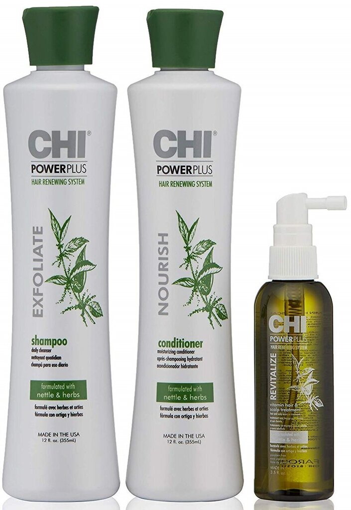 Juuksehoolduskomplekt CHI Power Plus Hair Renewing System hind ja info | Šampoonid | kaup24.ee