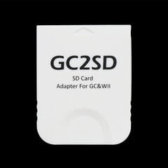 Bitfunx GC2SD Micro SD kaardi adapter mälukaardi adapter Swiss jaoks Nintendo GameCube Wii konsoolidele SD2SP2 цена и информация | Аксессуары для компьютерных игр | kaup24.ee