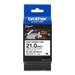 Brother silindriline lind HSE251E 21,2 mm (must/valge) hind ja info | Printeritarvikud | kaup24.ee