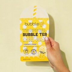 Увлажняющая листовая маска Tropical - Bubble Tea Edition - цена и информация | Маски для лица, патчи для глаз | kaup24.ee