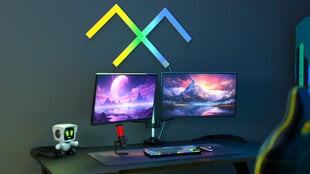 LINEAARNE MÄNGUDE SEINA KAUNISTAMISEKS VIINUD RGB LAMP цена и информация | Светодиодные ленты | kaup24.ee