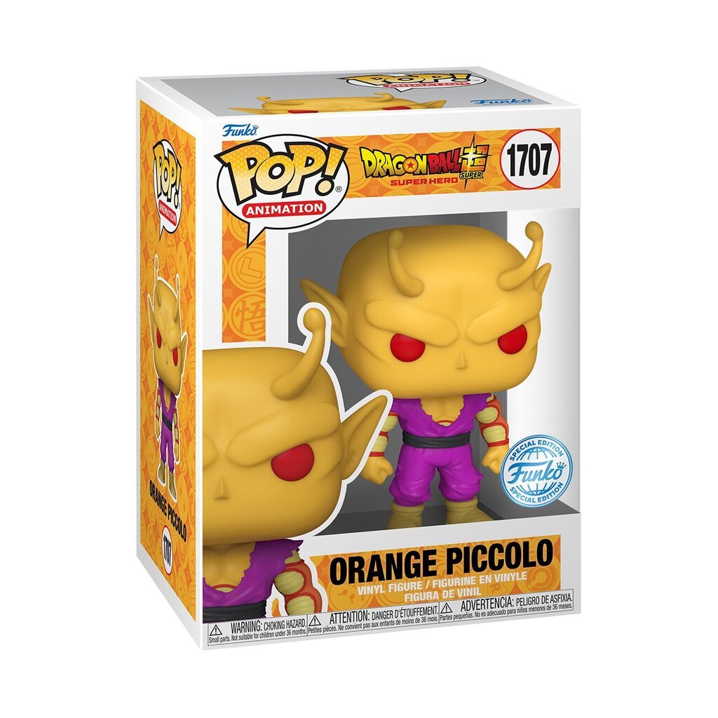 FUNKO POP! Vinyl figuur: Dragon Ball Super: Super Hero - Orange Piccolo (w/Chase) цена и информация | Fännitooted mänguritele | kaup24.ee