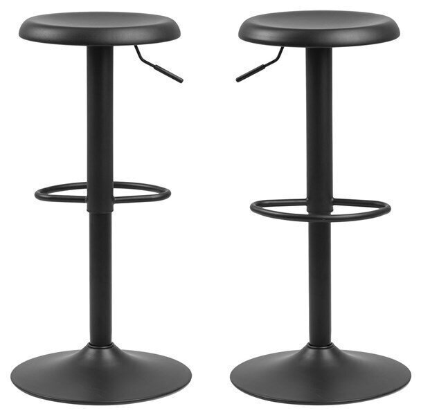 2 baaritooli komplekt Finch, must hind ja info | Söögilaua toolid, köögitoolid | kaup24.ee