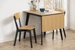 2-osaline toolide komplekt Roxby, pruun/must цена и информация | Söögitoolid, baaritoolid | kaup24.ee