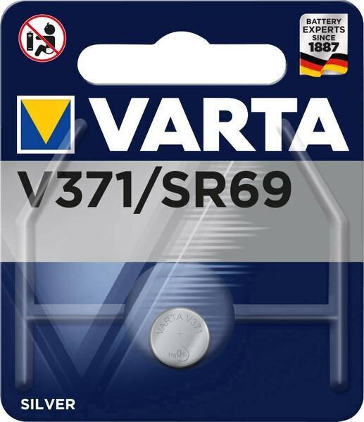 Hõbeoksiid patarei Varta V371 hind ja info | Patareid | kaup24.ee