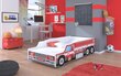 Lastevoodi ADRK Furniture Fire Truck, 140x70cm цена и информация | Lastevoodid | kaup24.ee