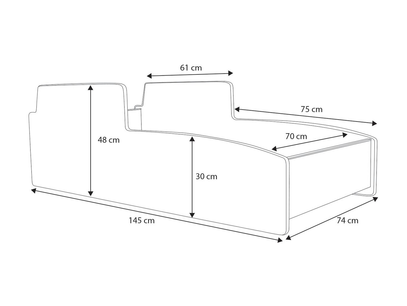 Lastevoodi ADRK Furniture Tractor, 140x70cm, kollane цена и информация | Lastevoodid | kaup24.ee