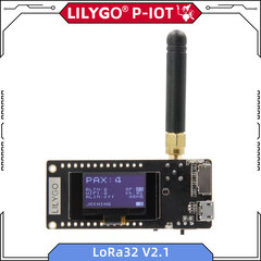 LILYGO® TTGO LoRa32 V2.1 1.6.1 ESP32 LoRa 433MHz 868MHz 915MHz arendusplaat 0,96-tolline OLED TF-kaart BLE WIFI juhtmevaba moodul hind ja info | Mängukonsoolide lisatarvikud | kaup24.ee