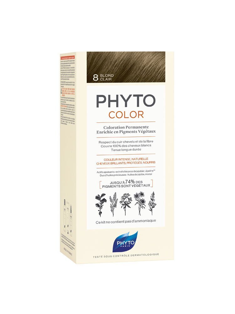 Juuksevärv Phyto Color Nr.8.0 hind ja info | Juuksevärvid | kaup24.ee