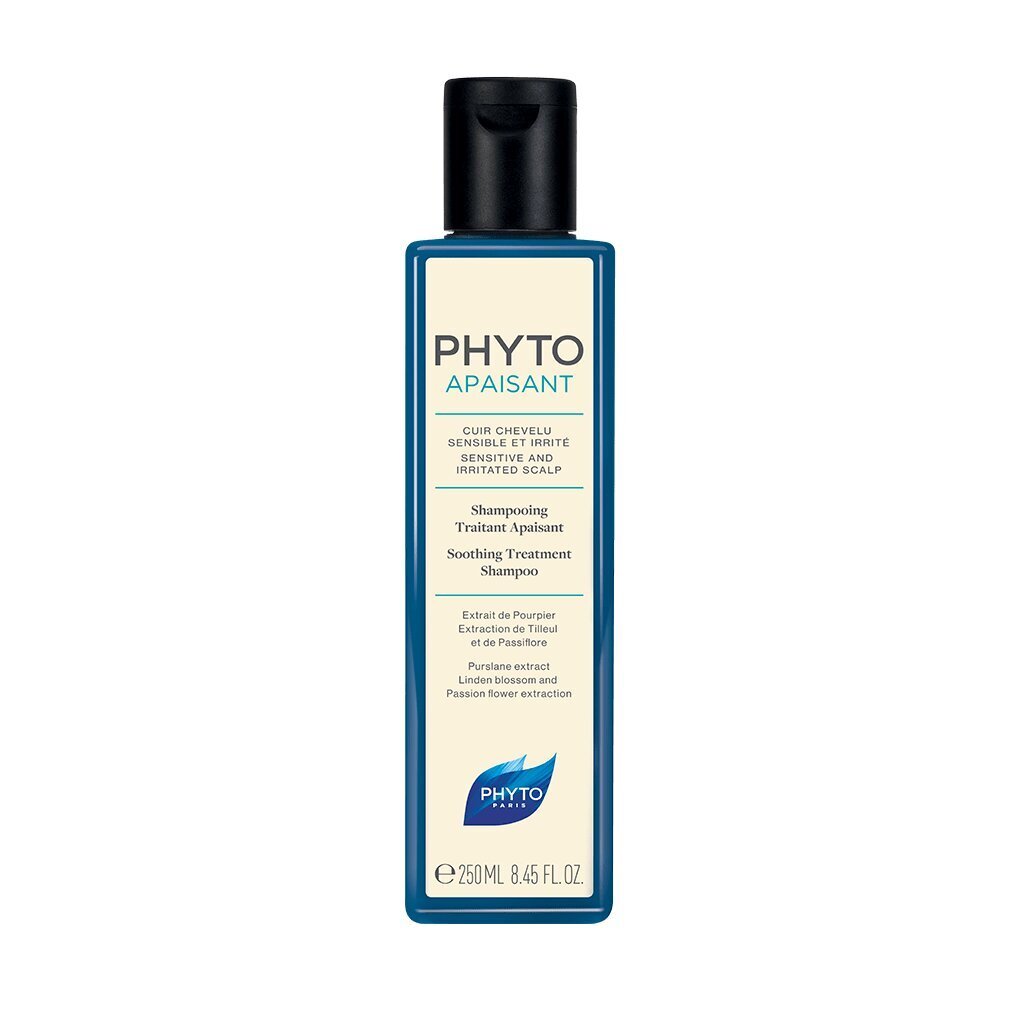 Šampoon tundlikule peanahale Phyto Phytoapaisant Soothing Treatment 250 ml цена и информация | Šampoonid | kaup24.ee