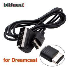 BitFunxi 1,8 m RGB Scart-kaabel PS2/PS1/PS3/SEGA Mega Drive1/MD2/DC Dreamcast/Saturn/XBOX/XBOX 360 Retro videomängukonsoolide jaoks цена и информация | Аксессуары для компьютерных игр | kaup24.ee