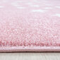 Ümar vaip lastetuppa Ayyildiz Bambi Pink 0870, 160x160 cm hind ja info | Vaibad | kaup24.ee