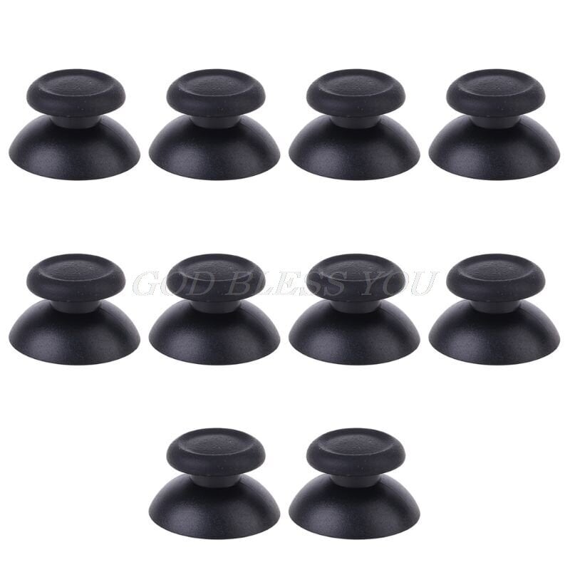 10 tk asenduskontrolleri Analog Thumbsticks Thumb Stick Sony PS4 Black jaoks цена и информация | Mängukonsoolide lisatarvikud | kaup24.ee