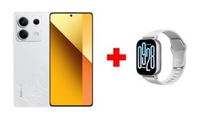 Xiaomi Redmi Note 13 5G 6/128GB Arctic White + Xiaomi Redmi Watch 5 Active Matte Silver цена и информация | Мобильные телефоны | kaup24.ee