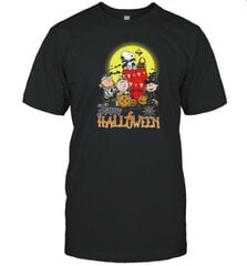 Snoopy With Charlie Brown And Friends Happy 2024 Halloween T-Shirt hind ja info | Meeste T-särgid | kaup24.ee