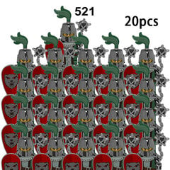20 TK Keskaegsed sõjaväefiguurid Ehitusplokid Kiivrid Osad Rüütlirelvad Rooma mõõk Aksessuaarid Õppemänguasjad цена и информация | Пазлы | kaup24.ee