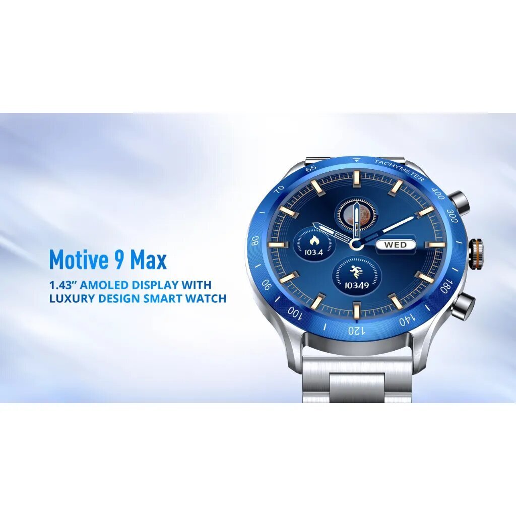 Riversong Motive 9 Max SW903 Titanium Silver nutikell цена и информация | Nutikellad (smartwatch) | kaup24.ee