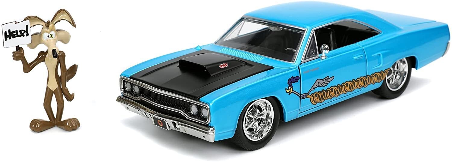 Automudel Looney Tunes Road Runner 1/24 Diecast hind ja info | Poiste mänguasjad | kaup24.ee