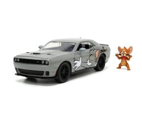 Модель автомобиля Tom and Jerry dodge challenger hellcat, фигурка Jerry 20 см 1/24 JADA цена и информация | Игрушки для мальчиков | kaup24.ee