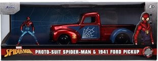 Металлическая модель автомобиля Jada Die-Cast Marvel 1941 Ford Pick Up с фигуркой 1:32 цена и информация | Игрушки для мальчиков | kaup24.ee