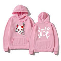 (XXXLPink B)Jaapani kapuutsiga Anime Topid Pullover Pusa, Naiste meeste Tanjiro Kamado kostüüm Pusad Harajuku Sudadera hombre SHRY hind ja info | Meeste kampsunid | kaup24.ee