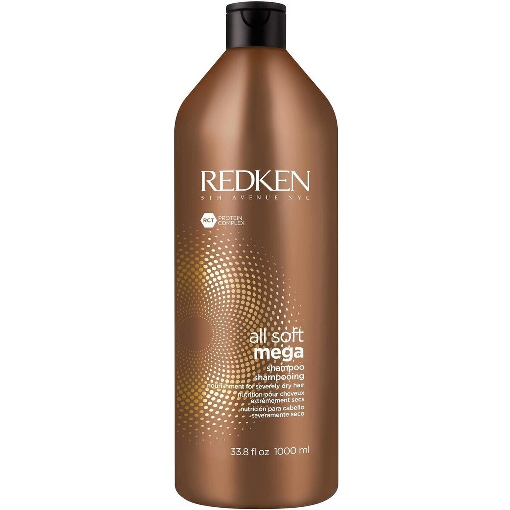 Siluv šampoon kuivadele juustele Redken All Soft Mega 1000 ml цена и информация | Šampoonid | kaup24.ee